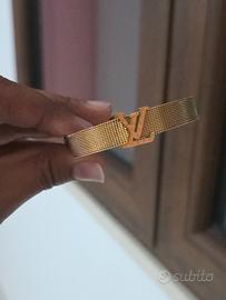 bracciale LV chiusura fibbia 
