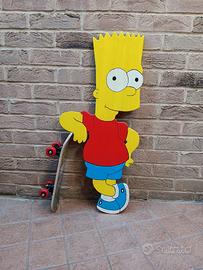 Personaggio cartoni animati in legno