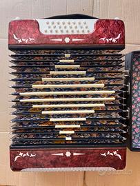 FISARMONICA RUSSA BIELORUSSA A BOTTONI 25x25