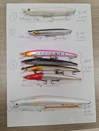 Artificiali per la pesca a spinning cloni e non