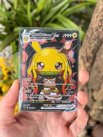 Carta Pikachu Cosplay Nezuko