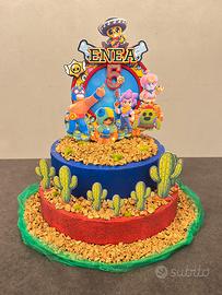 Torta scenografica finta