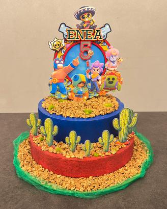 Torta scenografica finta
