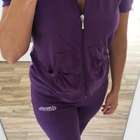 Tuta sportiva viola