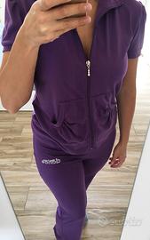 Tuta sportiva viola