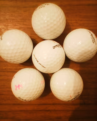 6 palline da golf nuove