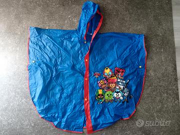 NUOVO poncho mantella impermeabile pioggia