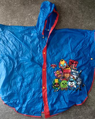 NUOVO poncho mantella impermeabile pioggia
