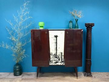 CREDENZA ANNI 50 TIPO FORNASETTI MODERNARIATO BAR