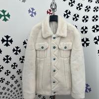 Giacca in visone bianco L*OUIS VUITTON  taglia56