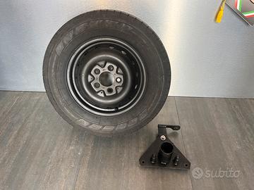 Ruota scorta piu piastra mercedes classe g 1992