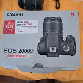 canon eos 2000D + EF-S 18-55 IS II