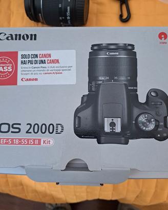canon eos 2000D + EF-S 18-55 IS II