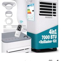 Monzana® Condizionatore d'Aria Mobile 7000BTU 3in1