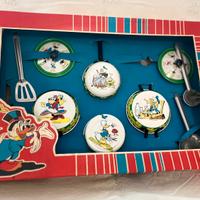 Raro Set pentole alluminio Walt Disney Paperino