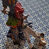 Statuetta in ceramica di Sciacca Cascio Dimino