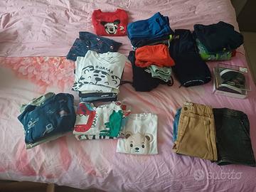 lotto vestiti 74/76 cm