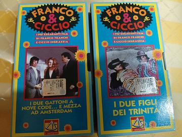 2VHS + 1DVD Originali Franco e Ciccio 