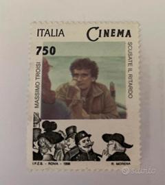 Francobollo dedicato a Massimo Troisi