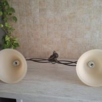 Lampadario in ferro battuto classico