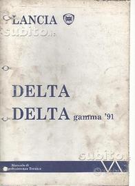 Manuale di Officina Lancia Delta 2WD gamma '91 hf