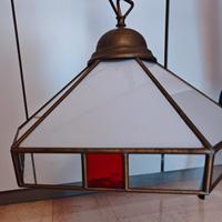Lampadario vintage in stile Tiffany 