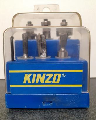 Set Frese per legno Kinzo 6 pezzi codolo 12 mm
