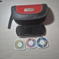 Console PSP 2004 con Custodia e 3 giochi