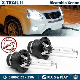 2 Lampadine XENON D2S 6000K per Nissan X-TRAIL 2