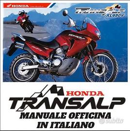 Manuale Officina in Italiano Honda Transalp 650