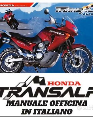 Manuale Officina in Italiano Honda Transalp 650