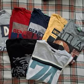 set m.lunga cotone bimbo 12 anni