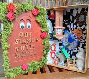 Libro decorativo in 3D con Alice nel Paese .....