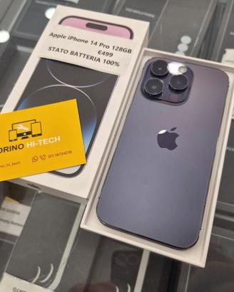 Apple iPhone 14 Pro 128GB - BATTERIA 100%