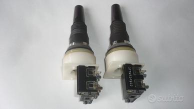 Lotto di 2 Joystick vintage CGE Milano 3 posizioni