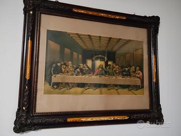 quadro vintage ultima cena