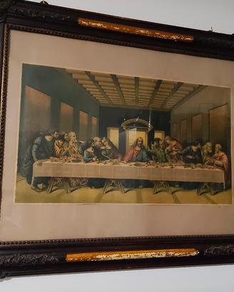 quadro vintage ultima cena