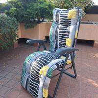 Sdraio poltrona pieghevole per esterni