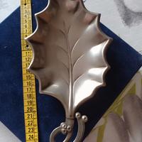 vassoio foglia in silver 