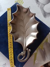 vassoio foglia in silver 