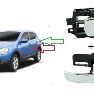 SX+DX COPPIA MANIGLIA INTERNA APRIPORTA Nissan Qas