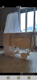 culla vintage per bambini