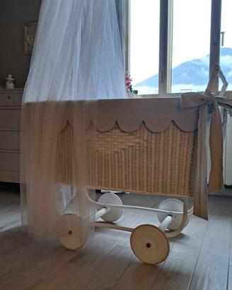 culla vintage per bambini