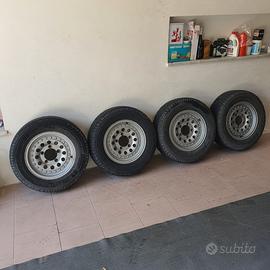Cerchi e gomme suzuki samurai/vitara