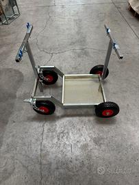 Carrello go kart con ruote grandi