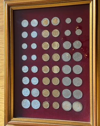 Collezione di monete della lira italiana