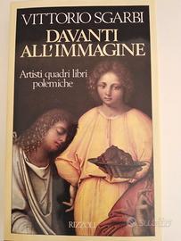 Libro autografato "Davanti all'immagine" - Sgarbi