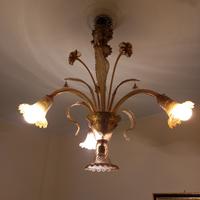 Lampadario anni 40/50 Murano