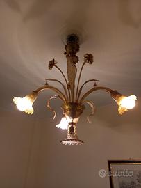Lampadario anni 40/50 Murano