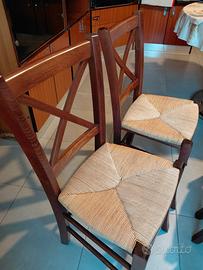 Sedie in legno